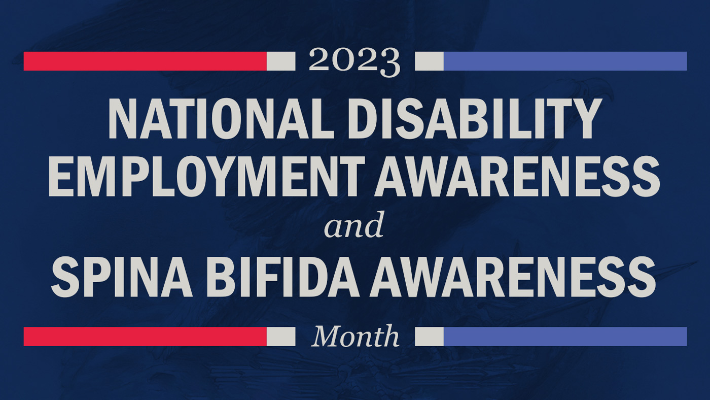 VA's VR&E supports workers this October for National Disability Employment Awareness Month (NDEAM) and Spina Bifida Awareness Month.