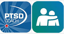 PTSD Coach and PTSD Family Coach program logos