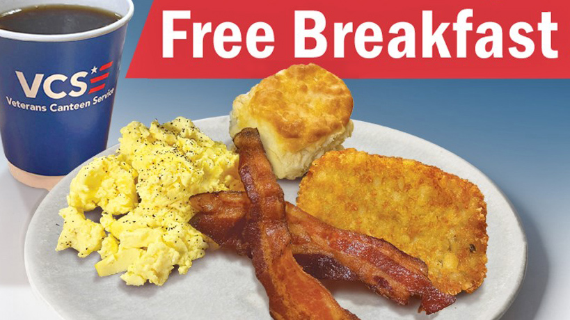 Free breakfast graphic