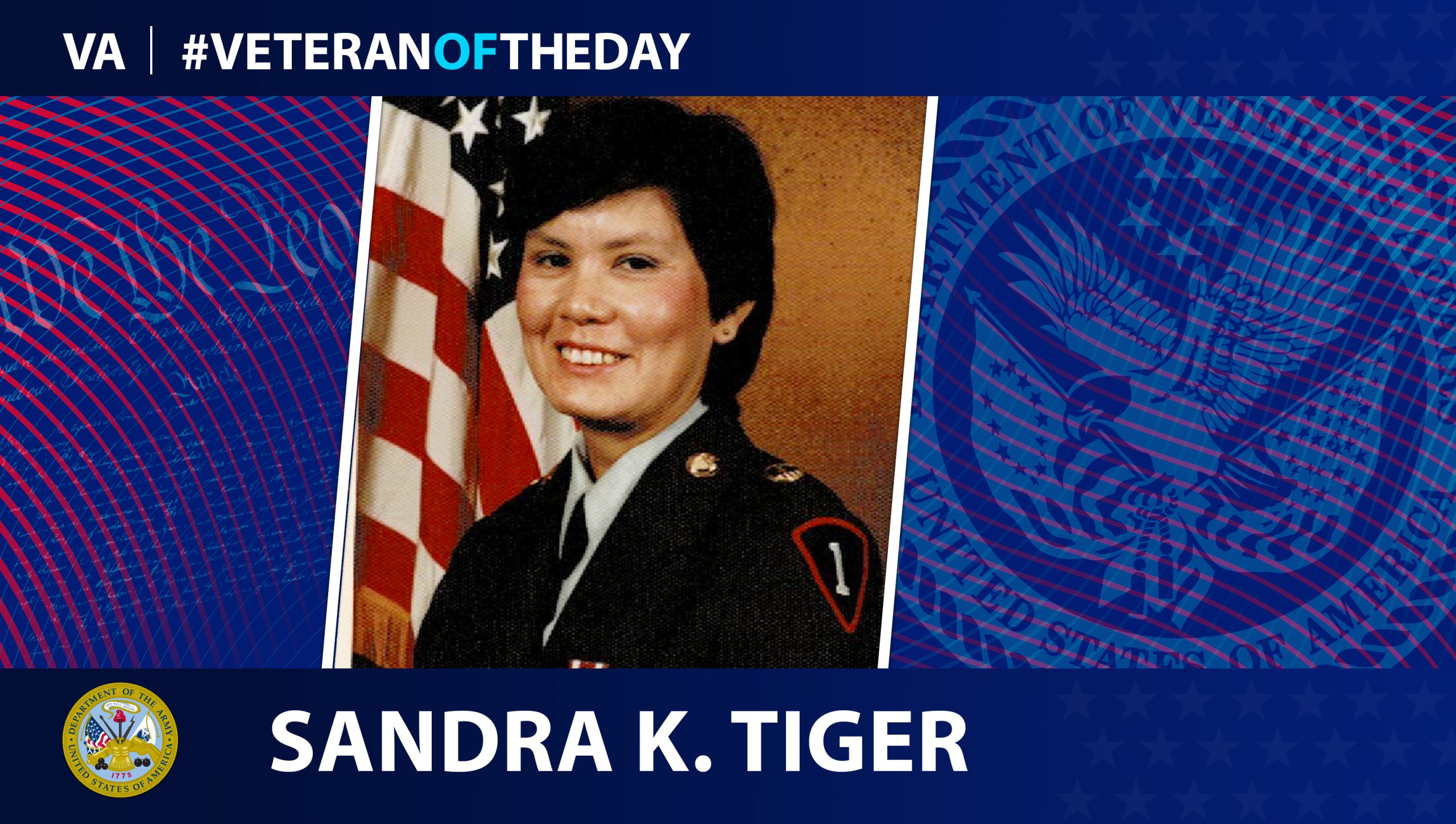 Veteran of the Day...Sandra K. Tiger