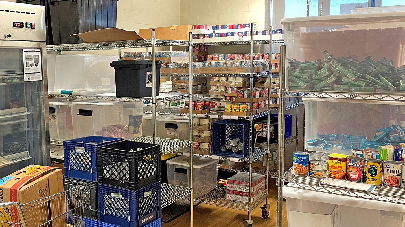 Veterans food pantry