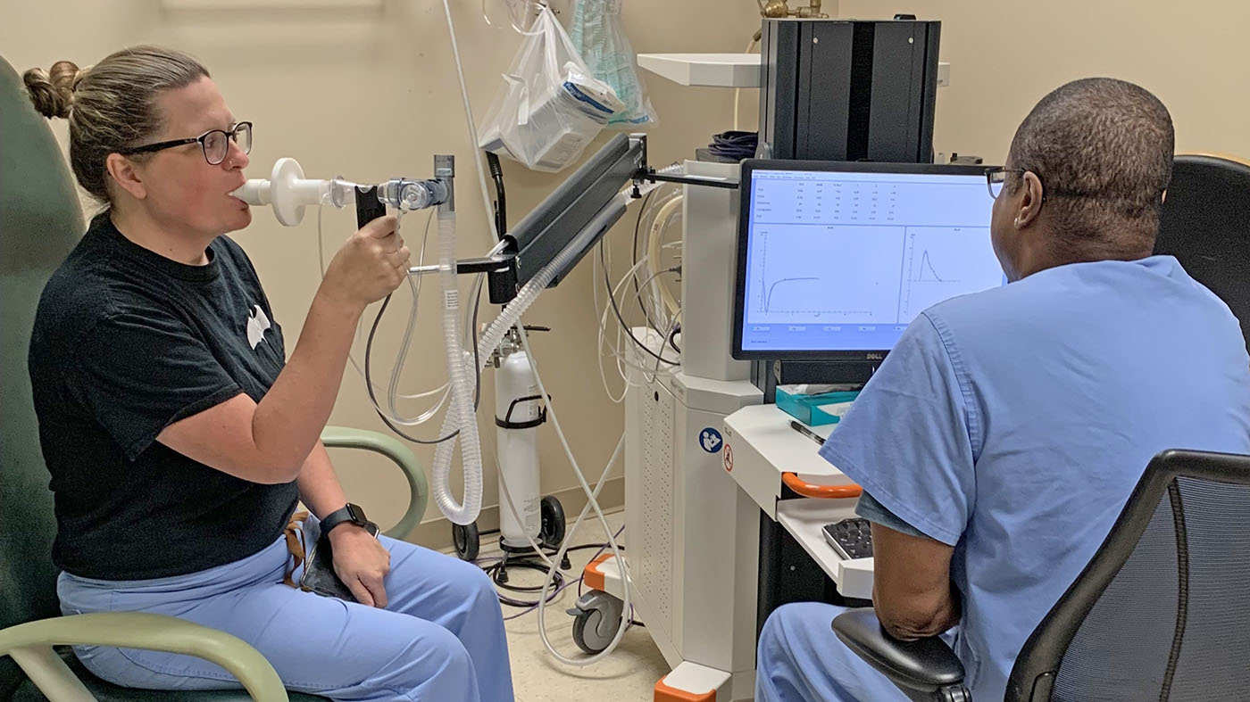 VA clinicians demonstrate TelePulmonology