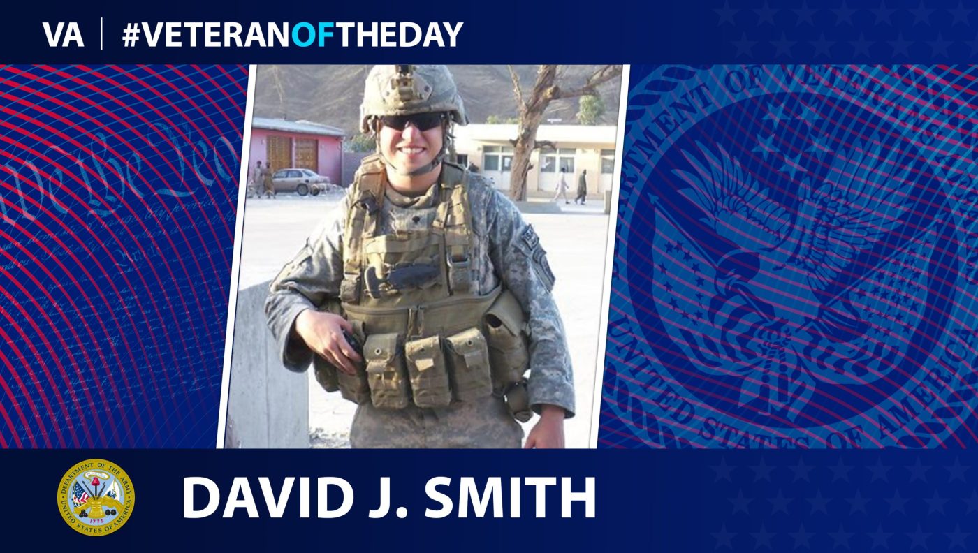Today's #VeteranOfTheDay is Connecticut Army NG Veteran David Smith, who served in Afghanistan.