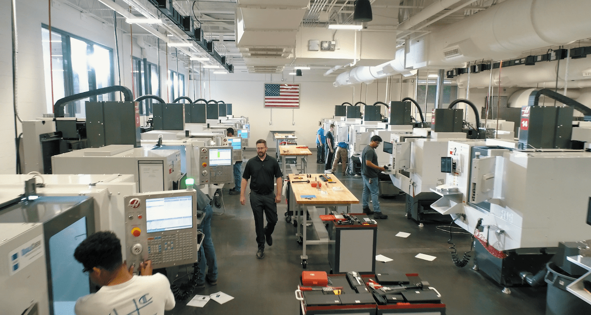 The Accelerated Training in Defense Manufacturing program provides training in high-demand skills that lead to well-paying jobs with military suppliers.