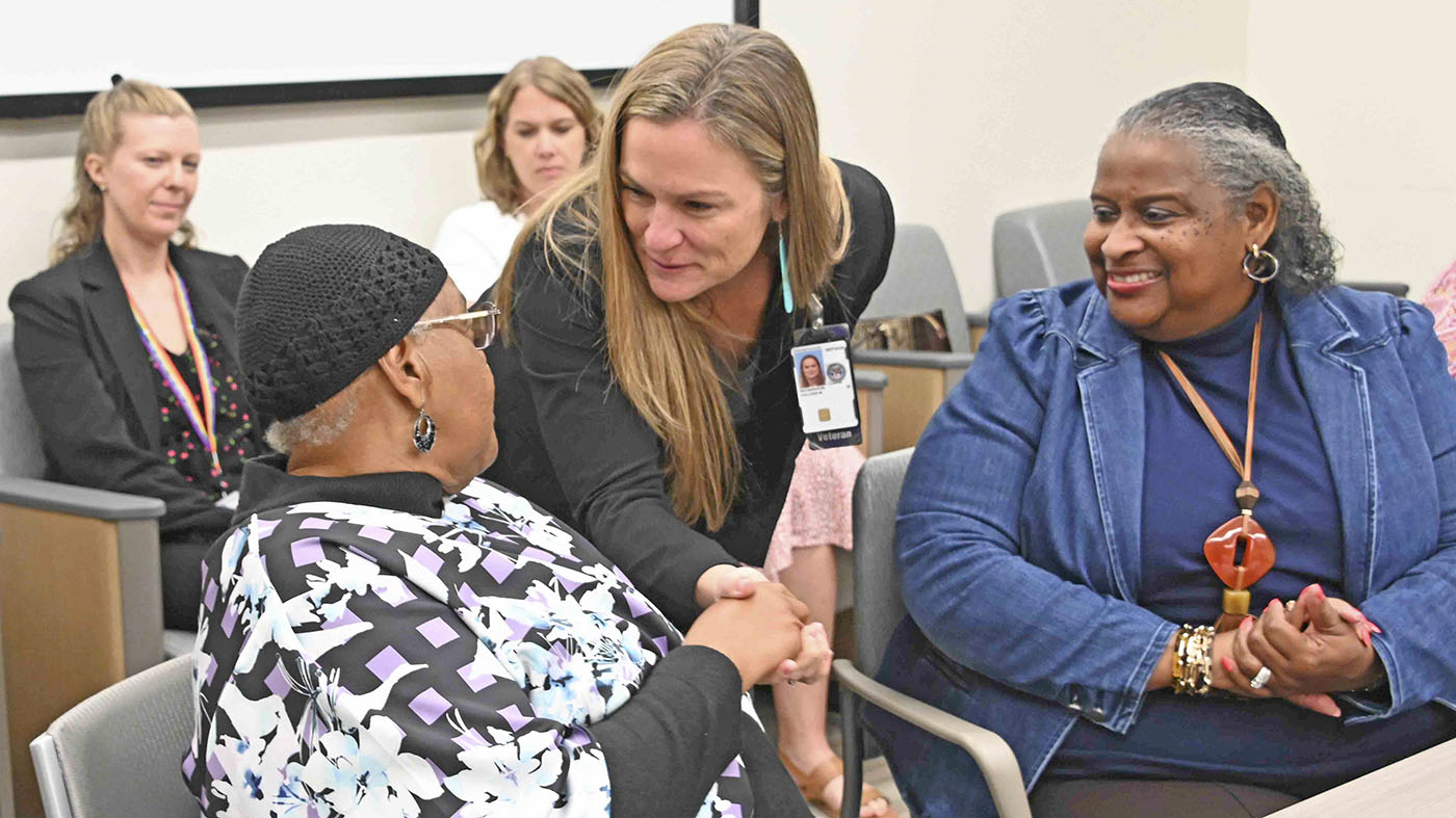 Dr. Colleen Richardson and Louisiana caregivers; Family Caregiver Month