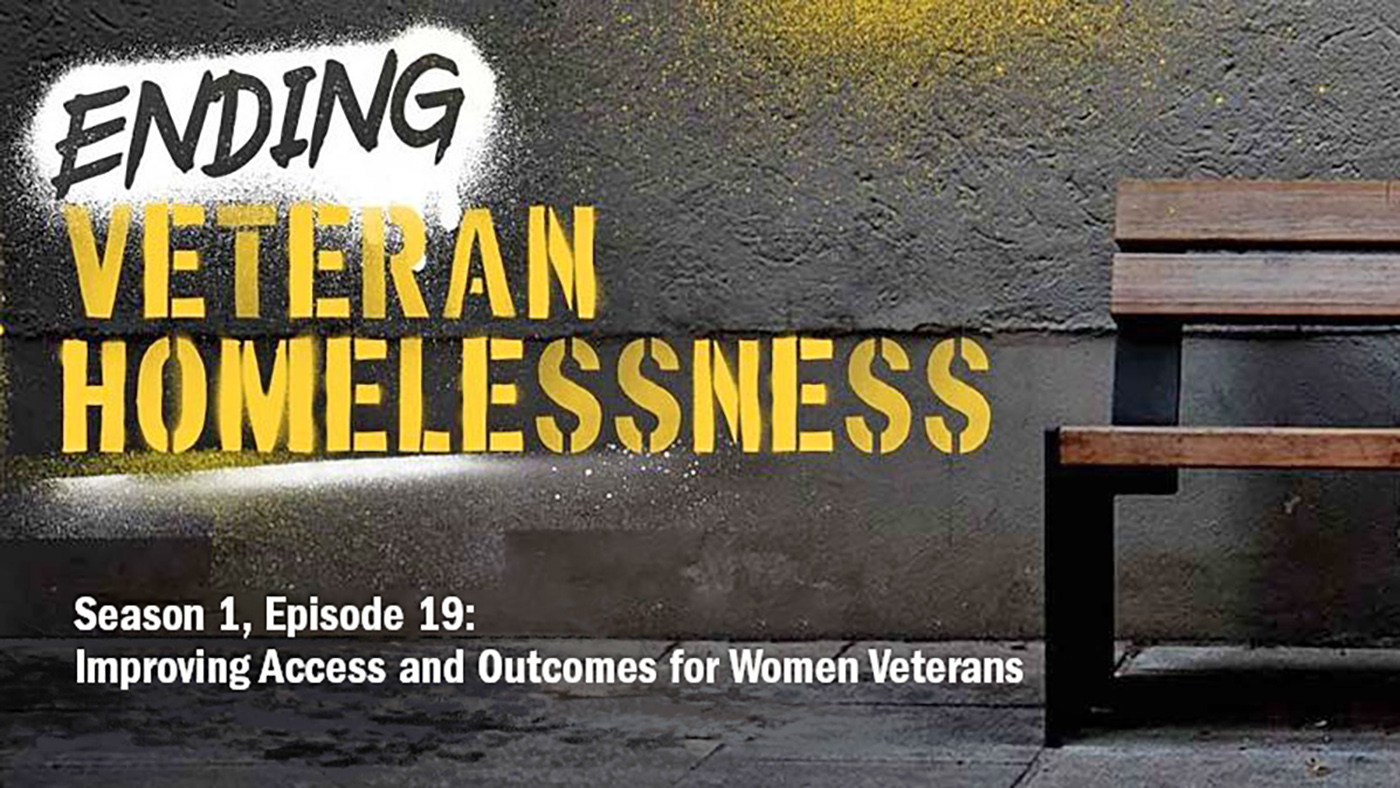 Ending Veteran Homelessness graffiti; women Veterans