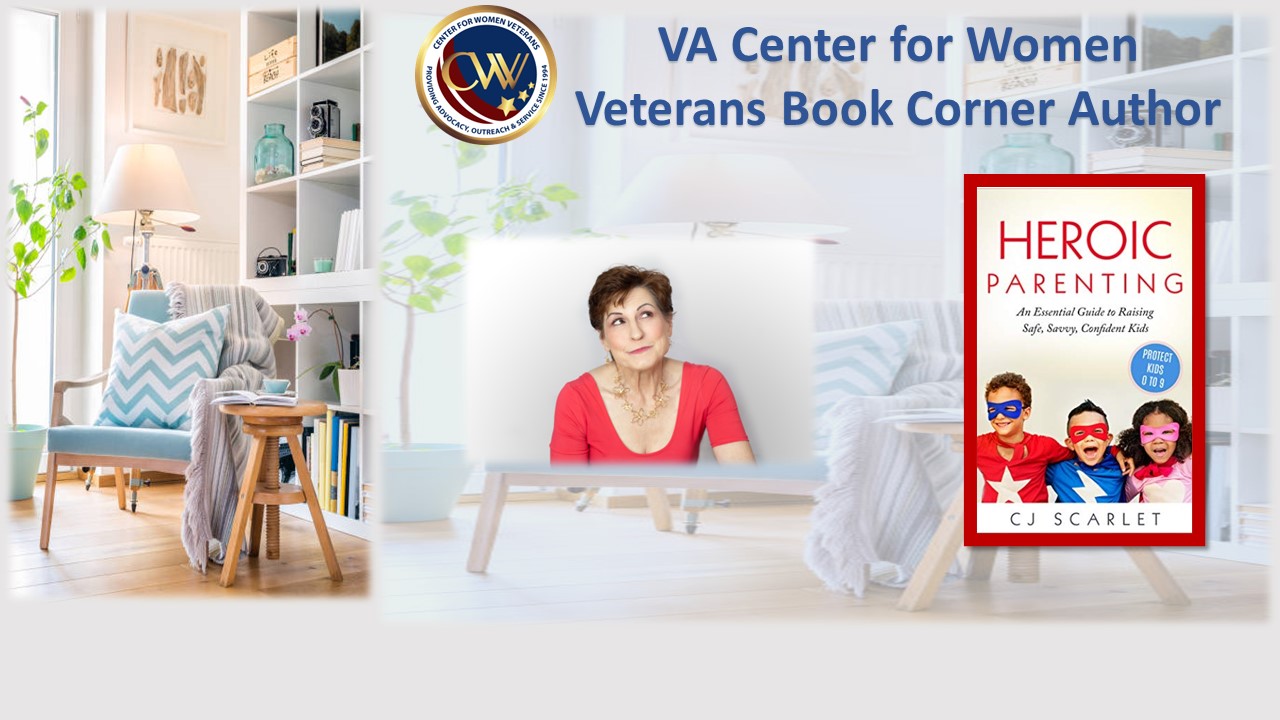 This month’s Center for Women Veterans author is Marine Corps Veteran CJ Scarlet, who served as a photojournalist from 1981 to 1986.