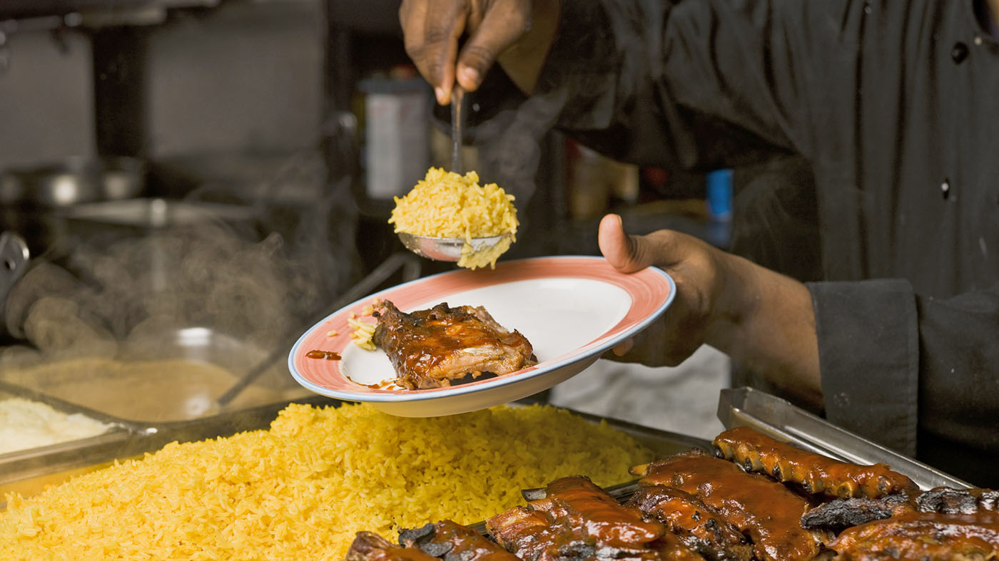 Ribs served at Open House