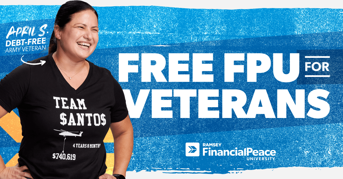 Ramsey Solutions offers Financial Peace University for free to Veterans