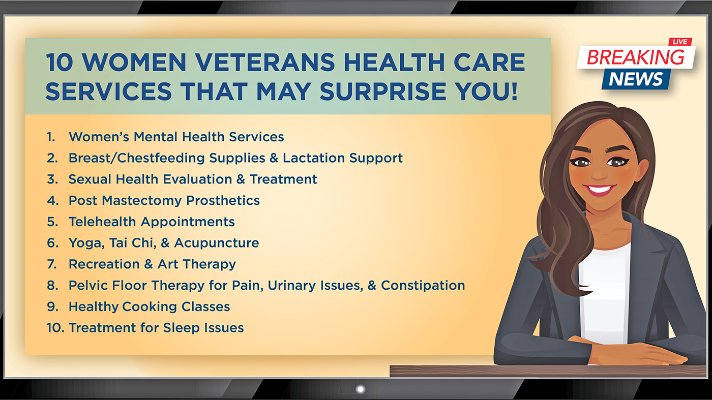 Women Veterans, VA may surprise you
