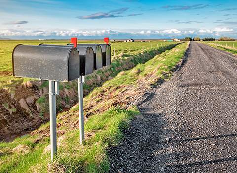 Rural mailboxes receiving VA prescriptions