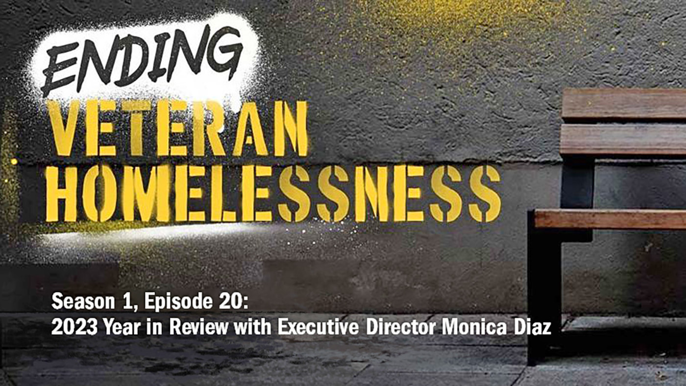 Ending Veteran Homelessness strategies podcast logo