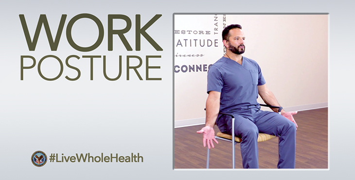 Check out these expert tips to support better posture at home or at work in this 5-minute video for this week's #LiveWholeHealth. Your spine will thank you!