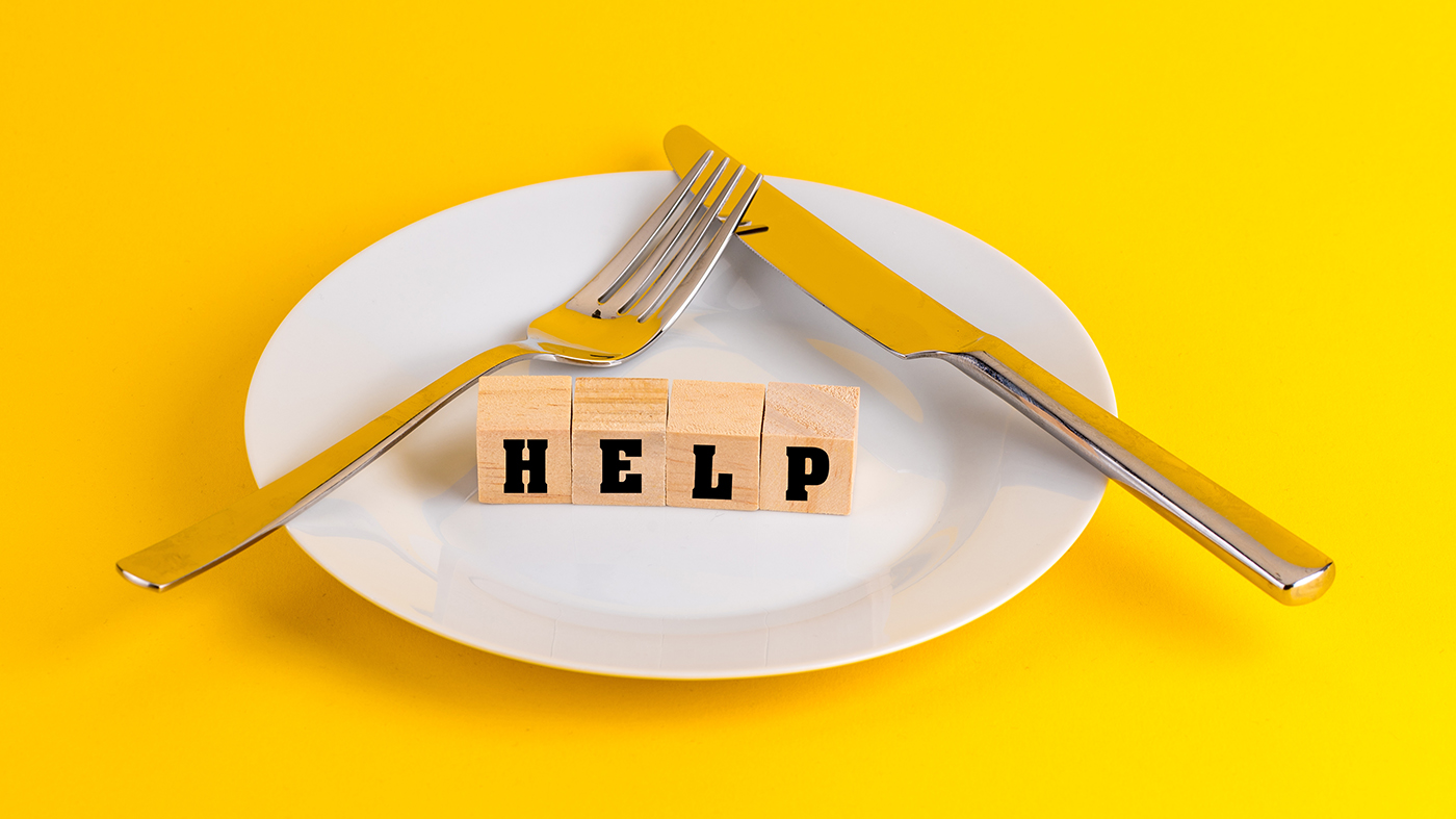 HELP on eating disorder plate