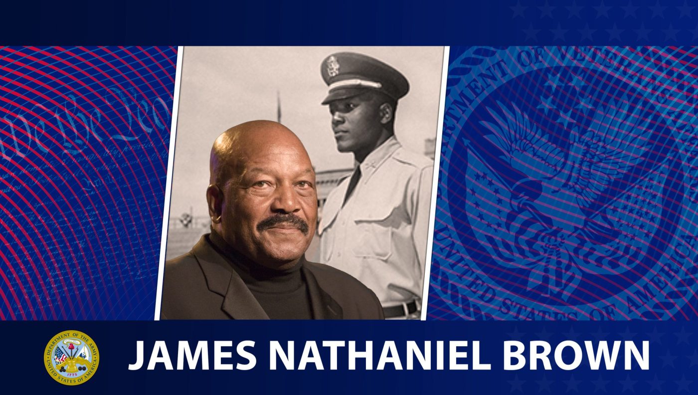 This week’s Honoring Veterans Spotlight honors the service of Army Veteran James “Jim” Brown. Brown served in the U.S. Army Reserve and was a professional football player and actor.