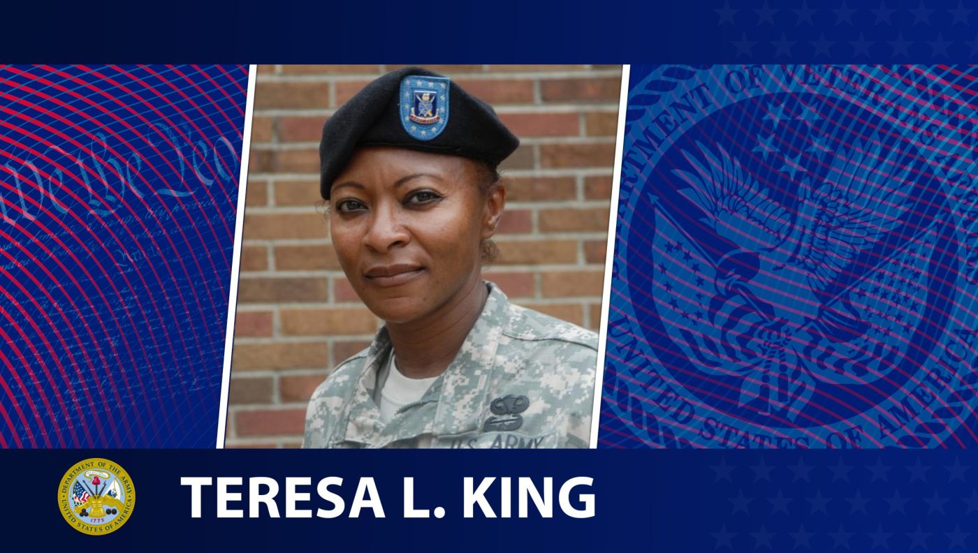 This week’s Honoring Veterans Spotlight honors the service of Army Veteran Teresa King. King served as the first female first sergeant.