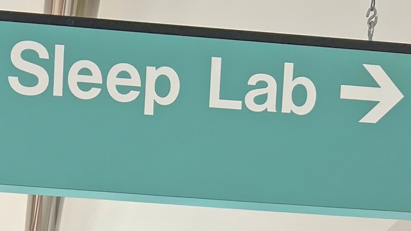 Sleep apnea lab sign