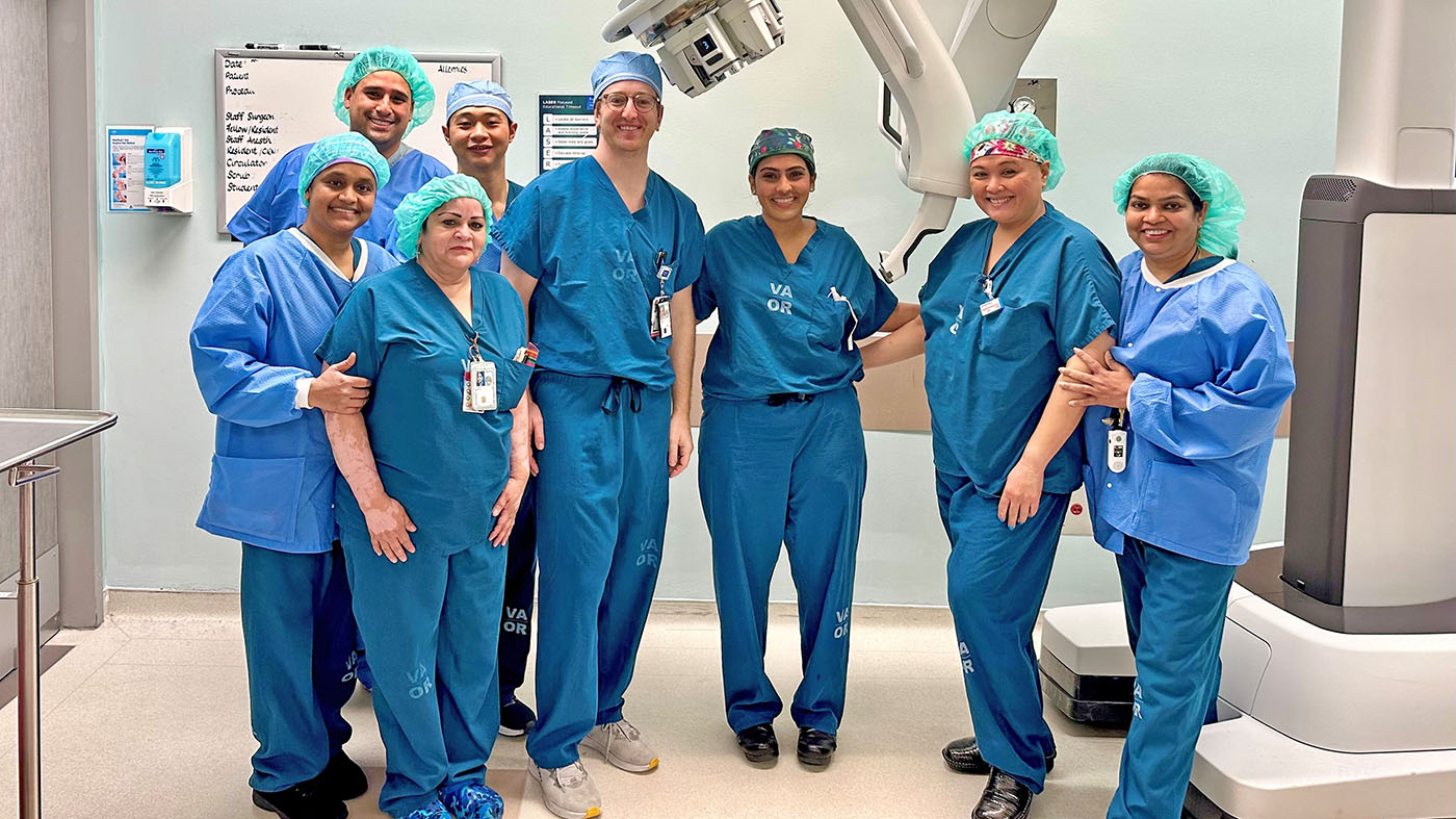 Prostatectomy surgery team