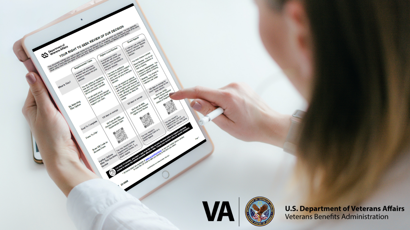 The AMA allows Veterans to decide which method of claim decision review is best for them, depending on the circumstances of their claim.