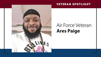 Veteran Ares Paige; transgender; LGBTQ+