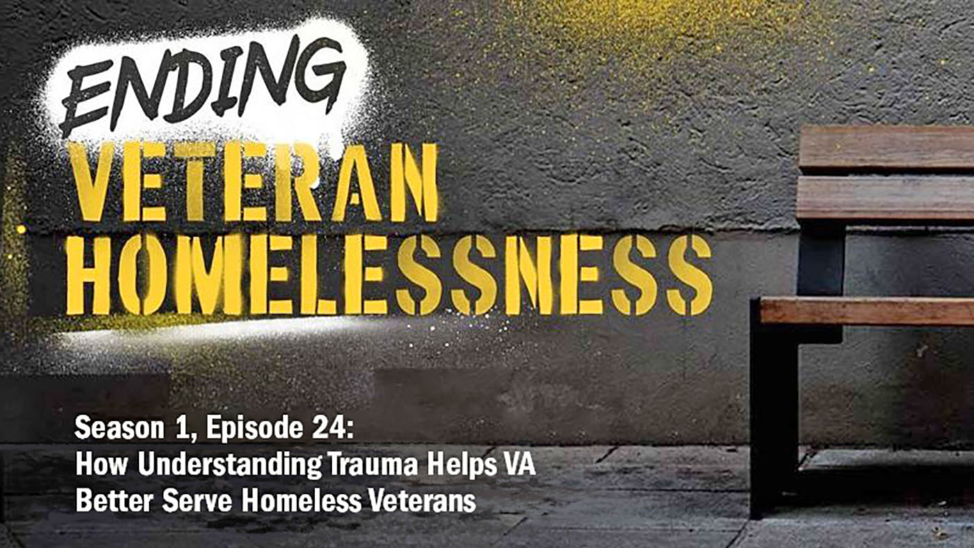 Bench with Ending Veteran Homelessness