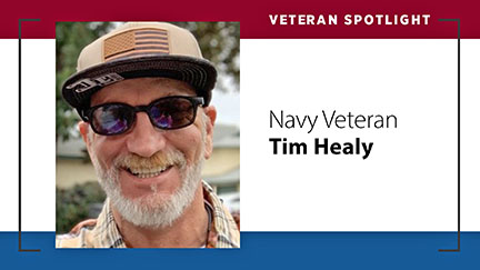 Navy Veteran Tim Healy 