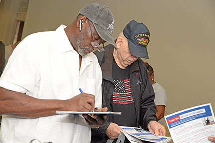 Veterans at PACT Act event