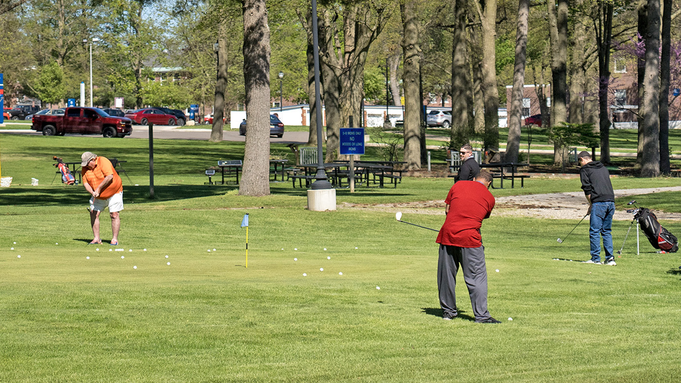 Golfers at Battle Creek