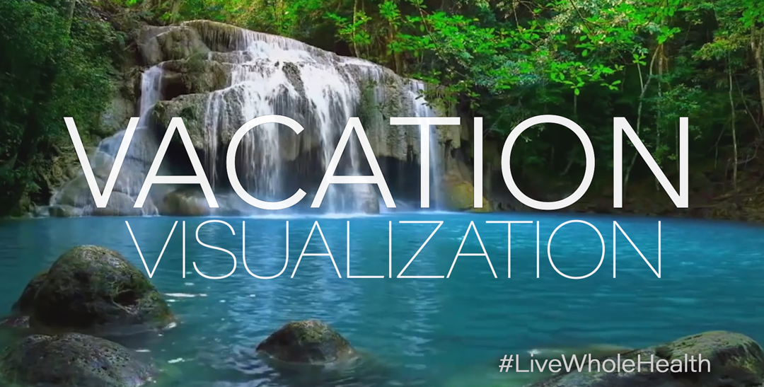 Feeling overwhelmed? Take a mini-mental vacation anytime, anywhere! Close your eyes and escape to your happy place with this week's #LiveWholeHealth video.