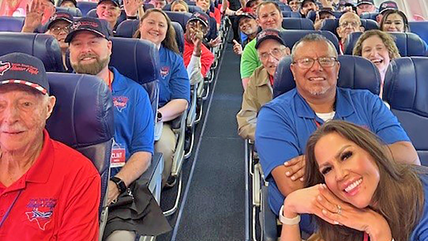 Honor Flight passengers