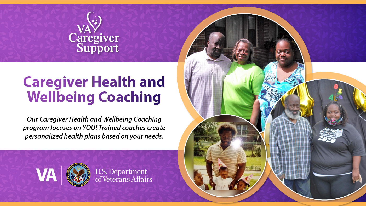 Caregiver Health and Well-being Coaching graphic