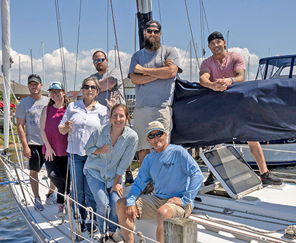 Veterans sailing; recreation therapy