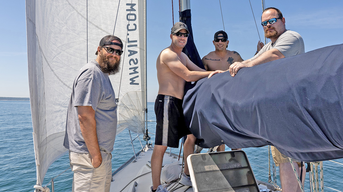 Veterans sailing; recreation therapy