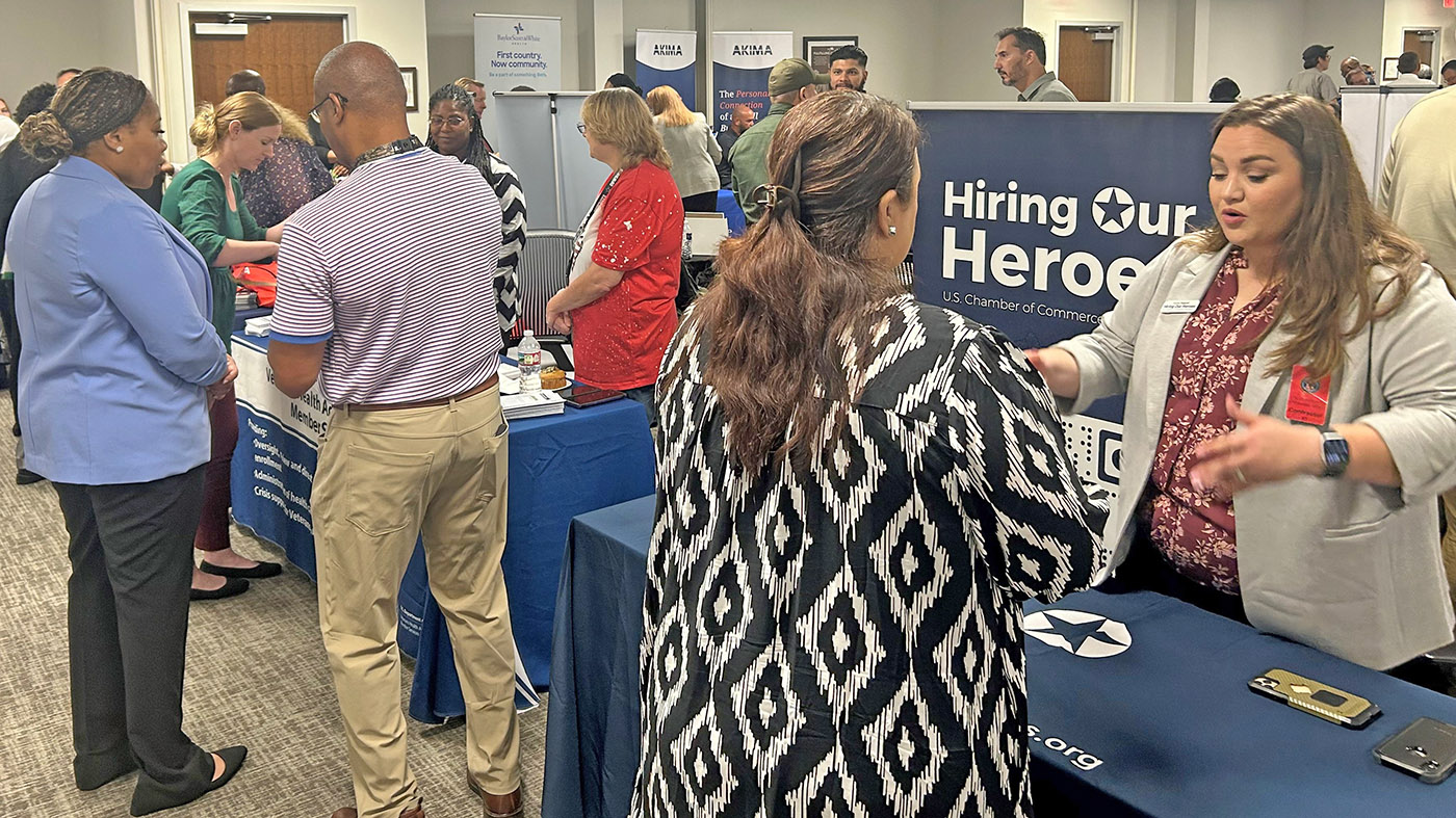 Vets at Job Fair