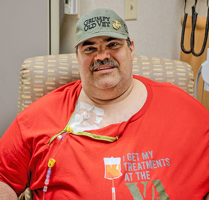 Veteran cancer patient