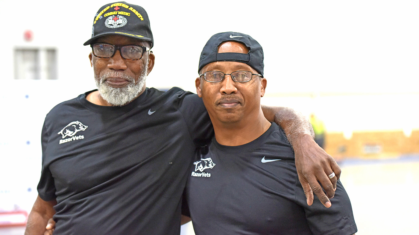 Father and son compete in the Golden Age Games