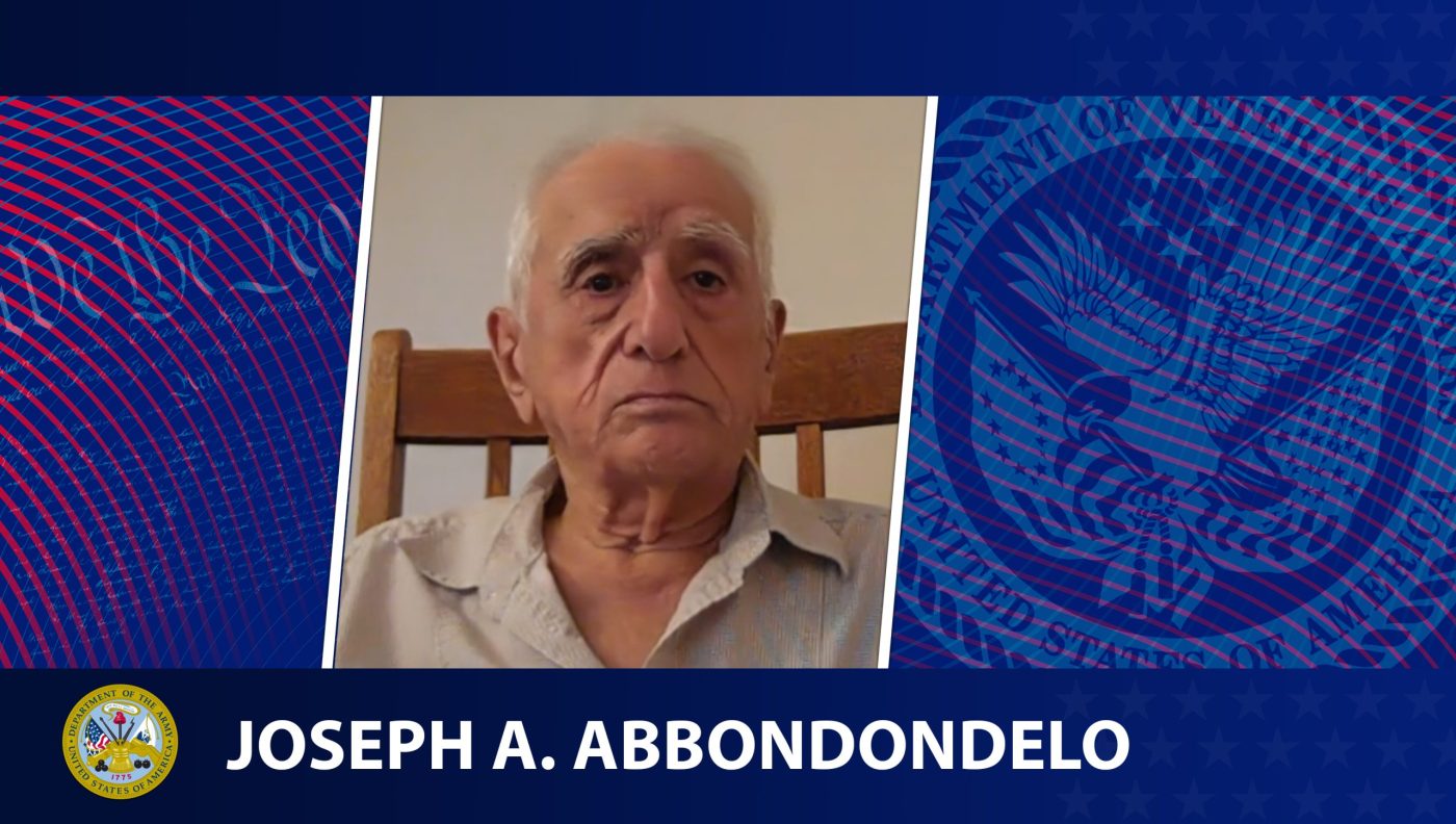 This week’s Honoring Veterans Spotlight honors the service of Army Air Forces Veteran Joseph A. Abbondondelo, who served during World War II from 1942 to 1945.