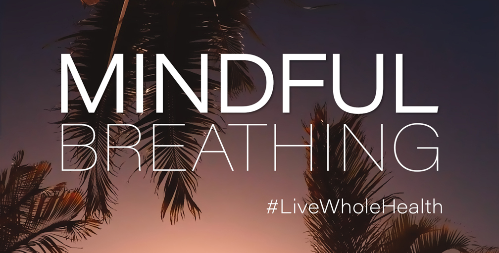 Take a break! Just 30 seconds of deep breathing can refresh your mind and body. Discover how to breathe with intention in this week's #LiveWholeHealth video.