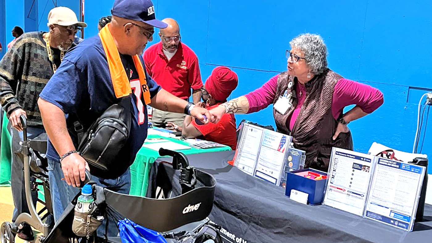 Standing up for Veterans at a Stand Down