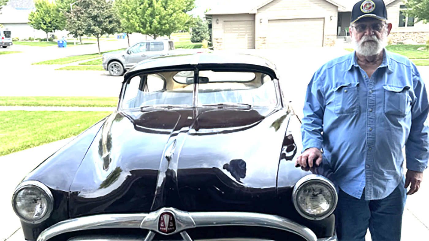 Veteran and his car; cancer journey