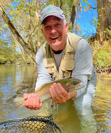 Veteran with fish