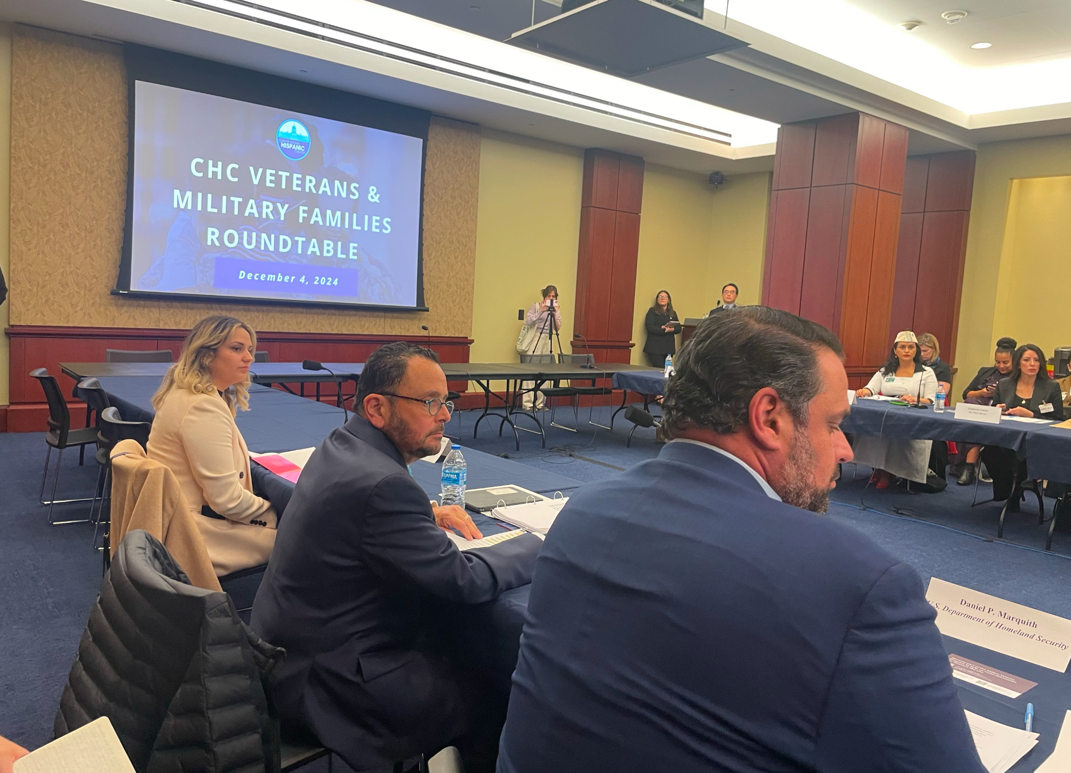 VA joined the Congressional Hispanic Caucus at a roundtable event to discuss the challenges faced by Hispanic Veterans and military families.