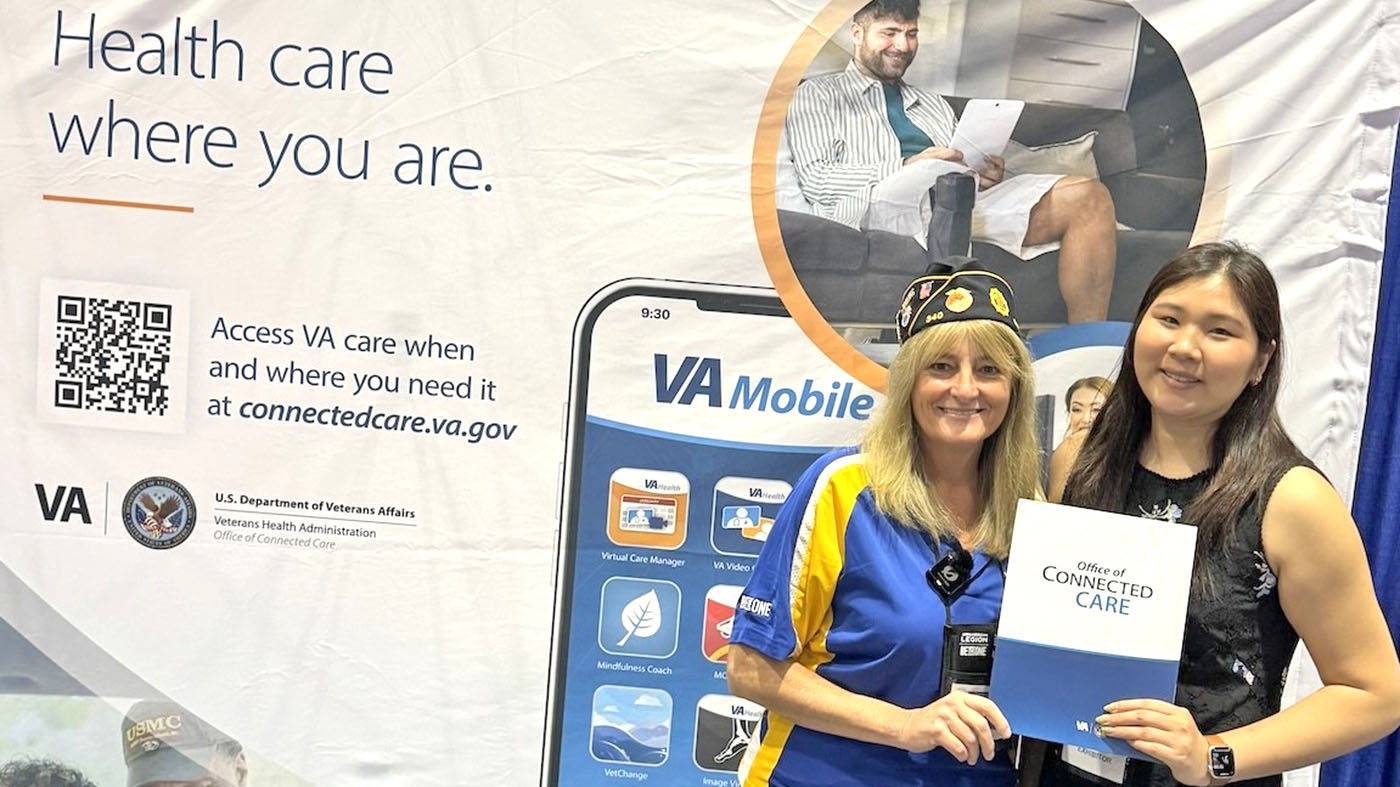 Community leader in rural Georgia shares telehealth resources with Veterans