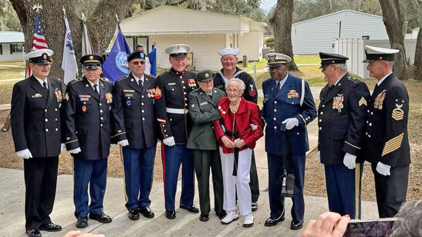 Dr. Loretta Ford and soldiers