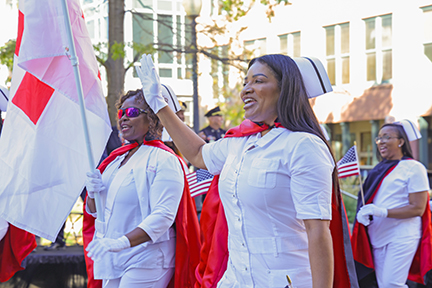 Nurses in parade