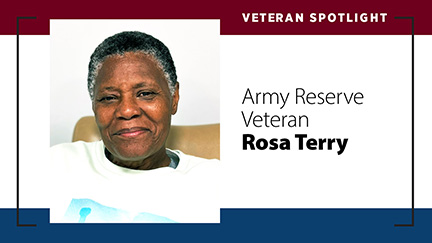 Veteran Rosa Terry