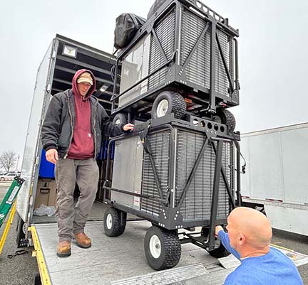 Unloading equipment